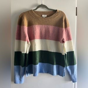 Striped J.Crew sweater.